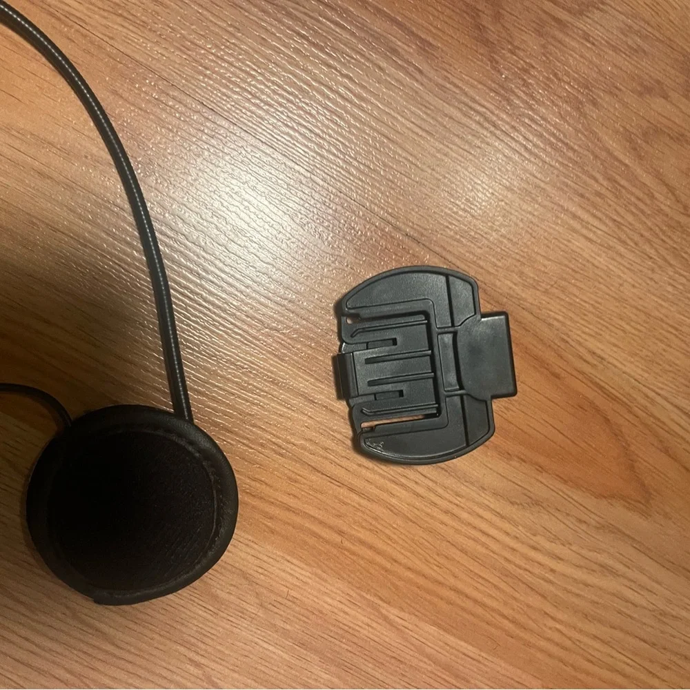 Black Motorcycle Helmet Bluetooth Headset